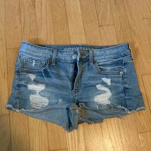 American eagle jean shorts